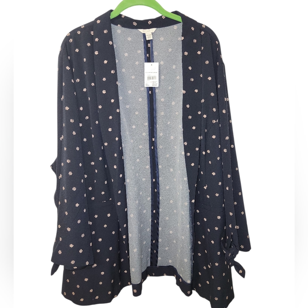 Est. 1946 Cato's Women's Navy Polka Dot Jacket 26/28